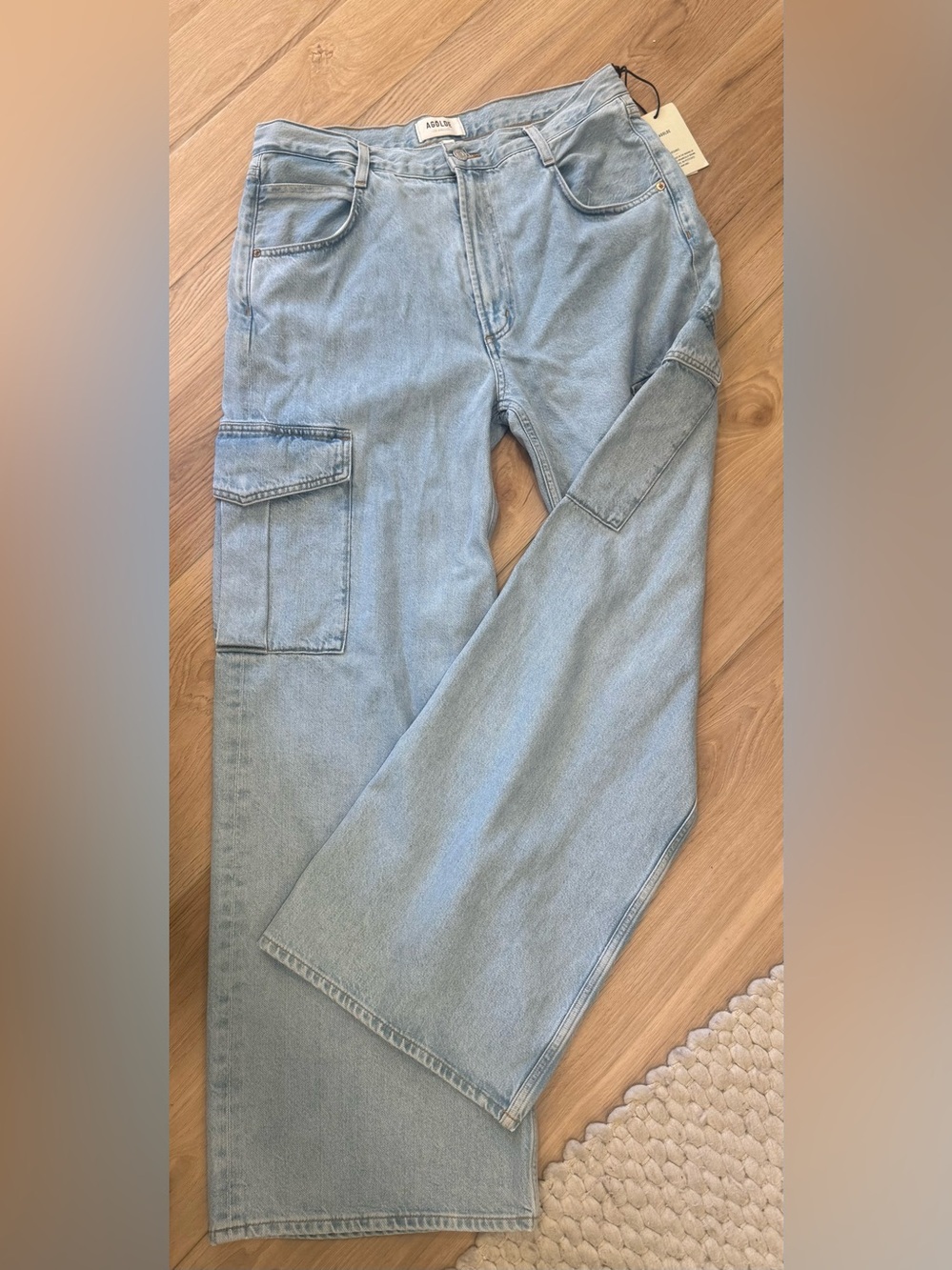 Brand new with tags Agolde organic Light Blue Denim Jeans size 30